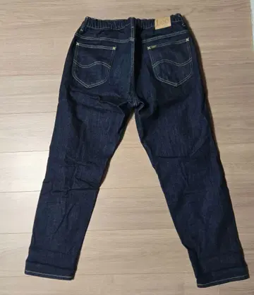 리 다크 블루 데님 스트레이트 레그