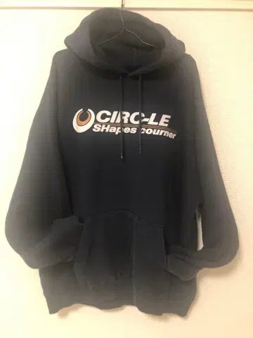CIRCLE 네이비 후드티 XL