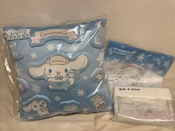 시나모롤 복권 리프 쿠션 & 파우치 세트