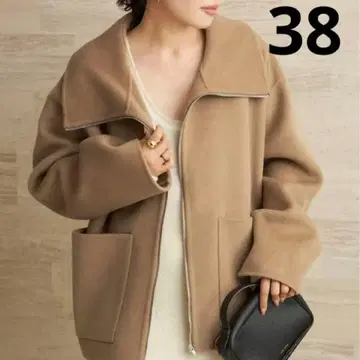 22일까지! 새상품 플라주 R'IAM 스탠드 ZIP 코트 38