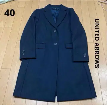 UNITED ARROWS 체스터 롱 코트 MANTECO 40 울