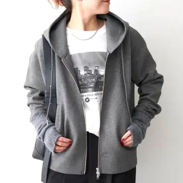 [ 새상품급 ] 스픽 앤 스팬 스트레치 지퍼 후드티