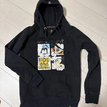 LUXURIES MARGOT 미키 후드티 블랙