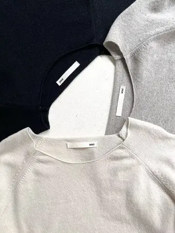 evam eva 울 래글런 풀오버 M 23,100엔 스미