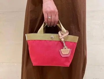 [ 한정판/레어 ] 에르베샤 펠리에 푸시아 골드 블랑 백