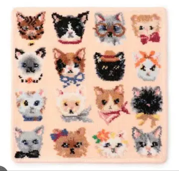 새상품 페이 고양이 디자인 핸드 타월