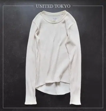 UNITED TOKYO 유나이티드 도쿄 크루넥 리브 니트