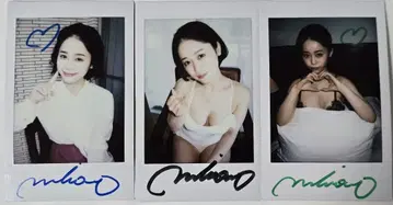 MINAMO 사인 포함 폴라로이드 세트