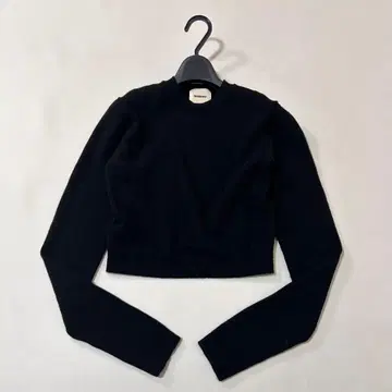 시시쿠이 SHISHIKUI 캐시미어 100% 크롭 기장 크루넥 니트