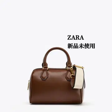 완판템 ZARA 시티백 택 포함 새상품 다크 골든 브라운