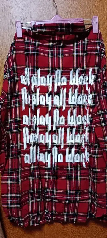 체크 무늬 플란넬 셔츠