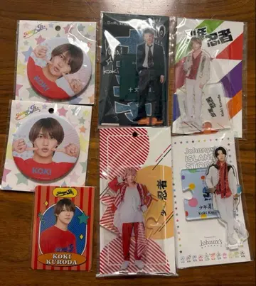 쿠로다 히카루 아크릴 스탠드 캔뱃지 프로필 카드