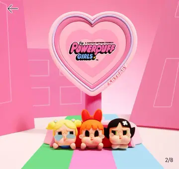 POPMART crybaby Powerpuff 파워퍼프 모바일 스탠드