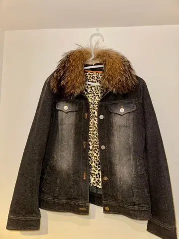 Y2K 그런지 퍼 자켓