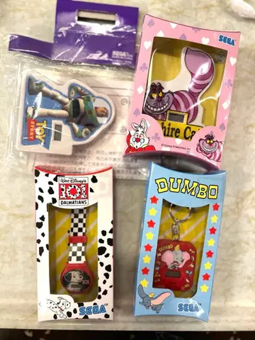 [SEGA] 디즈니 캐릭터 시계 4세트