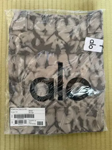 alo 애니멀 프린트 토트백 애로우 요가