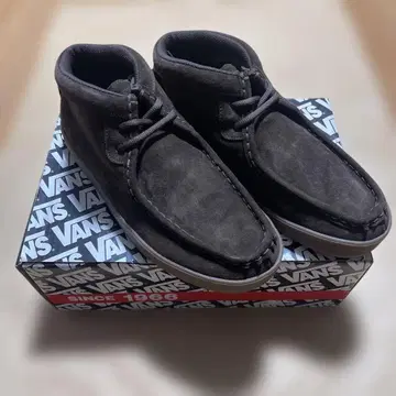 미사용품 Vans V380 CARVER2 브라운 스웨이드 스니커즈