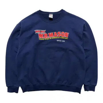 USA 구제 의류 W B 메이슨 기업계 크루넥 맨투맨 트레이닝복