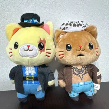 원피스 사보 로 안대 포함 봉제 인형 키링 withCAT