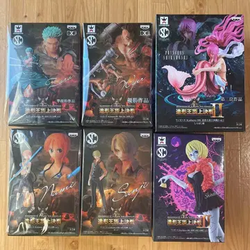 원피스 피규어 조형왕 정상결전 6체 세트 와이퍼 신들리 나미