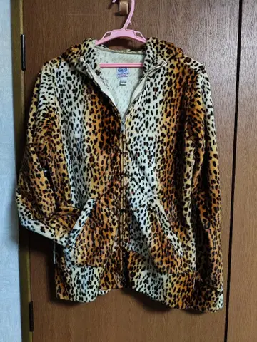 US RAGS 레오파드 무늬 후드티 레오파드 미국제