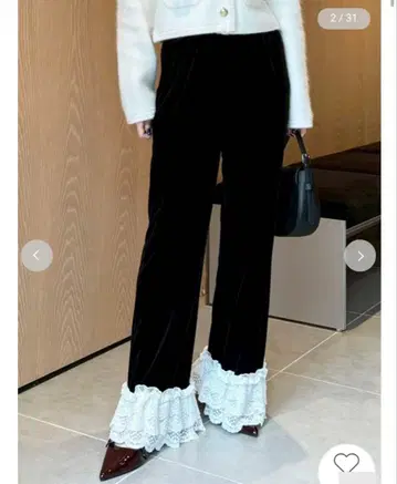 릴리 브라운 프릴 팬츠 사이즈 0