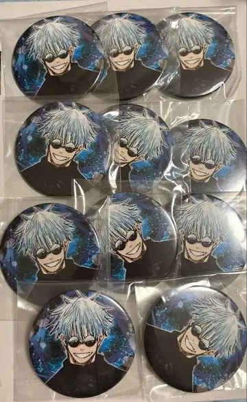 주술회전 컬렉션 캔뱃지 고죠