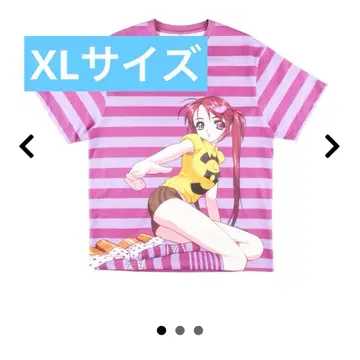 yumin ha 애니메이션 T Purple Stripe '3' 티셔츠