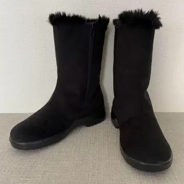 새상품급 탑 드라이 고어텍스 스노우 부츠 블랙 사이드 지퍼 부츠 방수