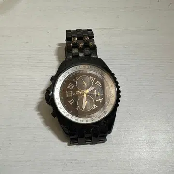 COGU 크로노그래프 블랙 손목시계