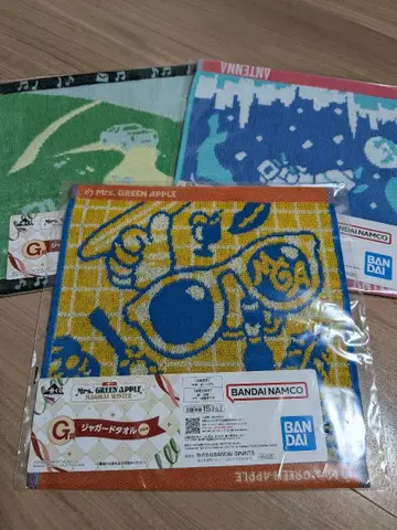 Mrs. GREEN APPLE 제일복권 G상 자카드 타월 3장 세트