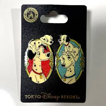도쿄 디즈니 리조트 101마리 강아지 핀 배지
