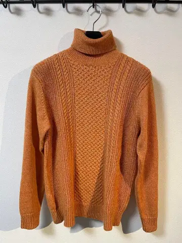 EDIFICE 울 터틀넥 (오렌지)