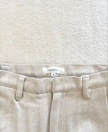 TODAYFUL 투데이풀 헤링본 테이퍼드 팬츠 턱 팬츠