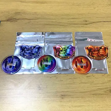 Universal 아크릴 스탠드 트로피 무지개 불꽃놀이 구리 3종 세트