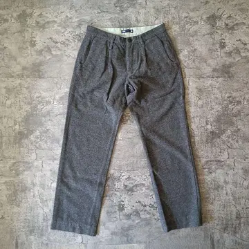 THE UNION THE FABRIC 2턱 울 팬츠