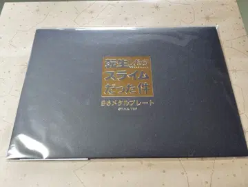 전생했더니 슬라임이었던 건에 대하여 B6 메탈 플레이트