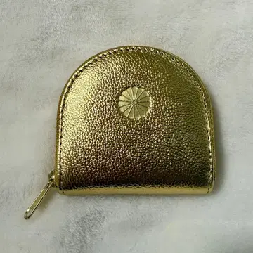 황궁 지갑 골드 반원형 코인 케이스 한정판