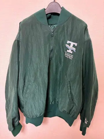 Starter 그린 봄버 자켓