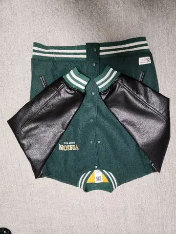 VISION STREET WEAR 바시티 자켓 L 그린