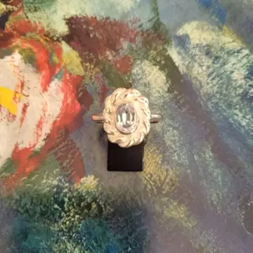 반지 실버 SILVER 아쿠아 마린