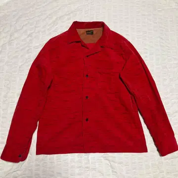 텐더 로인 코듀로이 오픈 카라 셔츠