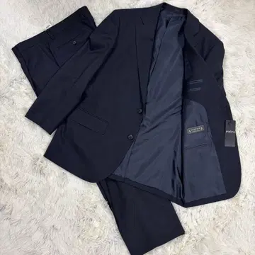[ 미사용 ] STUART KENT 네이비 AB4 셋업 수트