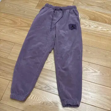 퍼플 조거 팬츠 점프맨 로고