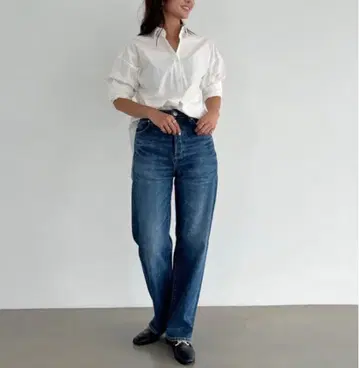 새상품 YANUK PREMIUM2 LEA 보이즈 스트레이트 22