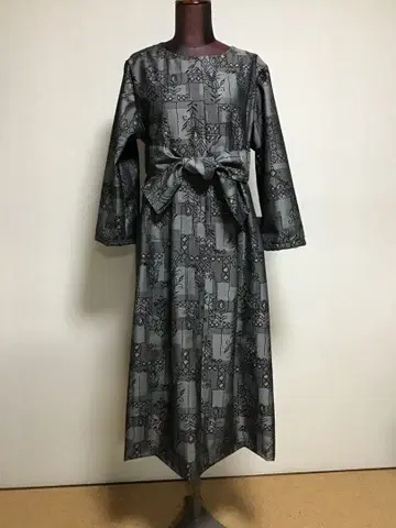 기모노 리메이크 핸드메이드 롱 원피스