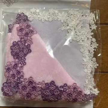 친택 레이스 타월 손수건 2장 세트