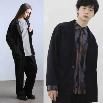 LILL 코듀로이 테일러드 자켓 & 와이드 팬츠 셋업