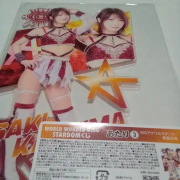 스타덤 STARDOM 복권 카시마 사키 당첨상 BIG 아크릴 스탠드