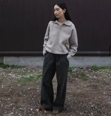 ohotoro Brushed Slice Cargo Pants